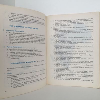 NOTES ON EUROPEAN HISTORY 1850-1959