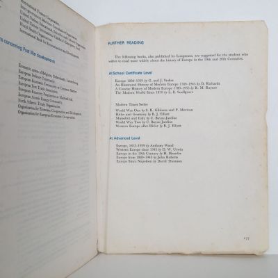 NOTES ON EUROPEAN HISTORY 1850-1959