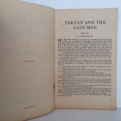 TARZAN AND THE LION MAN