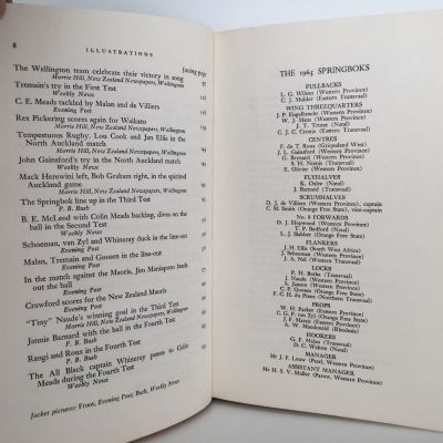 THE BOK BUSTERS: The 1965 Springboks In Australia and New Zealand