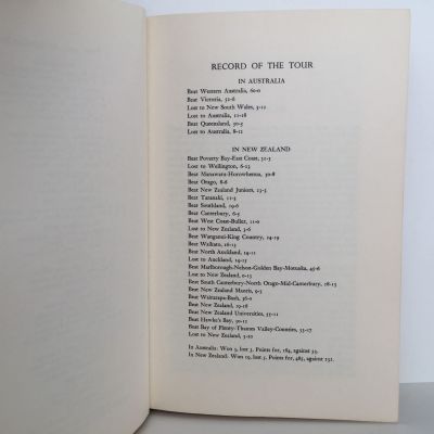 THE BOK BUSTERS: The 1965 Springboks In Australia and New Zealand