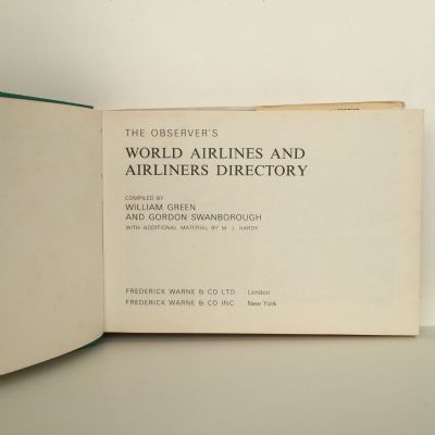 THE OBSERVER'S World Airlines and Airliners Directory