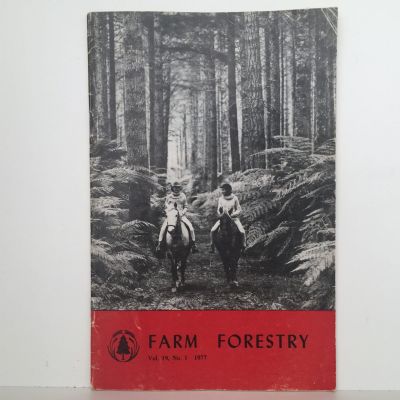 FARM FORESTRY ASSOCIATION: Vintage Journal : Vol 19 . No 1. Sept 1977