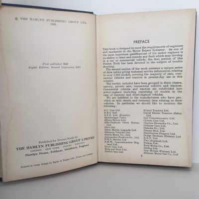 Motor Engineers' Pocket Book