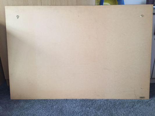 Large World Map, Wall Hanging and Mounted On MDF