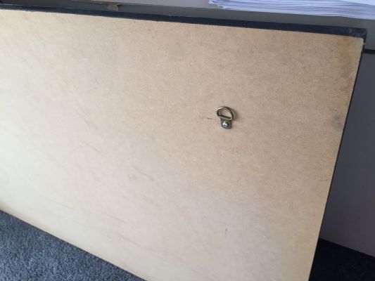 Large World Map, Wall Hanging and Mounted On MDF