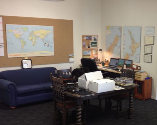 Large World Map, Wall Hanging and Mounted On MDF