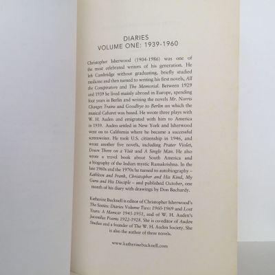 CHRISTOPHER ISHERWOOD DIARIES: Volume 1 1939-1960