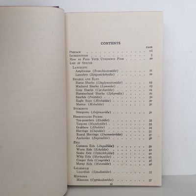 FIELD BOOK OF THE SHORE FISHES OF BERMUDA