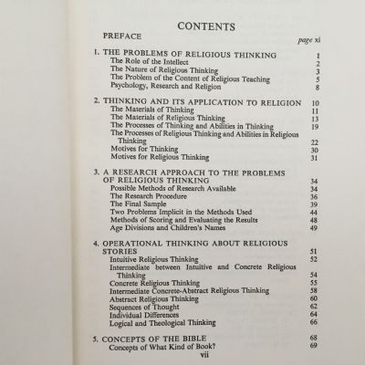 Religious Thinking from Childhood to Adolescence
