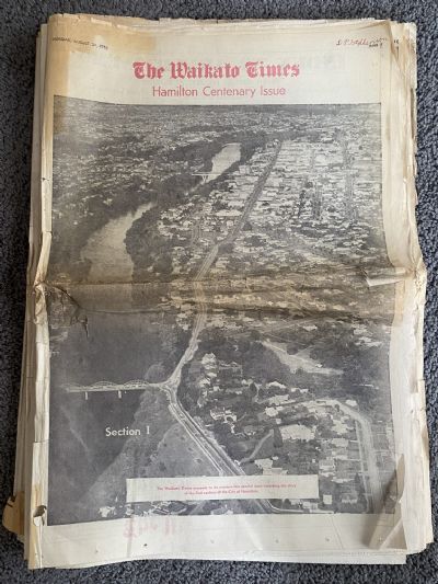 OLD NEWSPAPER: The Waikato Times 1964 - Hamilton Centenary Edition