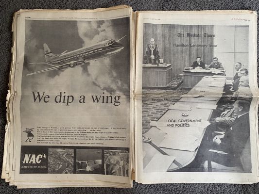 OLD NEWSPAPER: The Waikato Times 1964 - Hamilton Centenary Edition