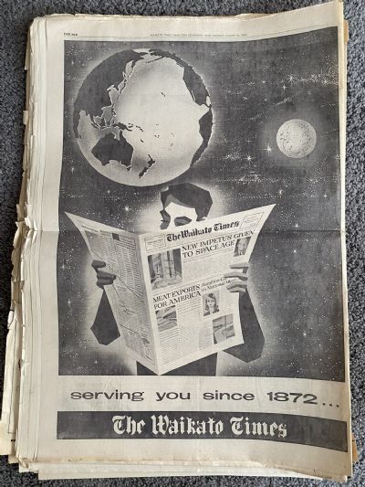 OLD NEWSPAPER: The Waikato Times 1964 - Hamilton Centenary Edition