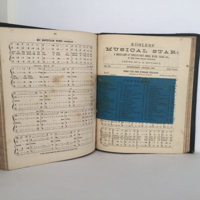 KOHLERS MUSICAL STAR: A Miscellany of Sol-Fa Popular Songs