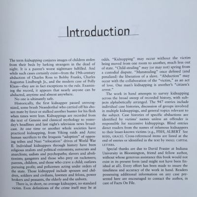 THE ENCYCLOPEDIA OF KIDNAPPINGS