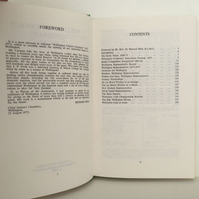 Wellington Cricket Centenary 1875 - 1975