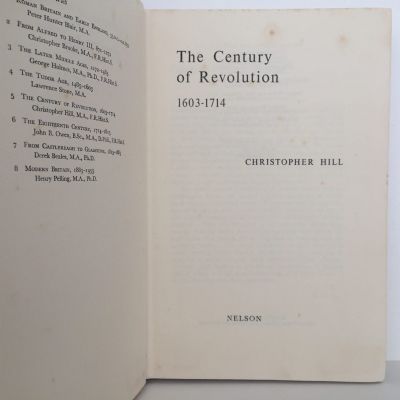 THE CENTURY OF REVOLUTION 1603-1714: A History of England