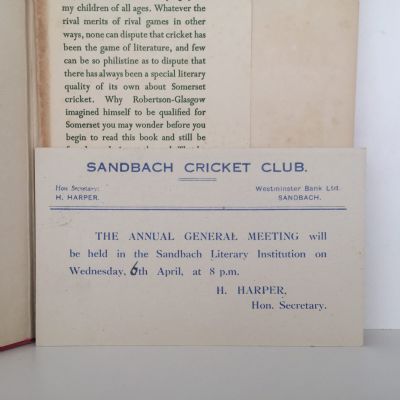46 NOT OUT: Robertson-Glasgow autobiography