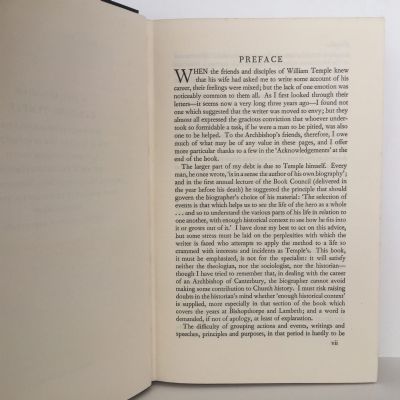 WILLIAM TEMPLE: Archbishop of Canterbury - His Life and Letters