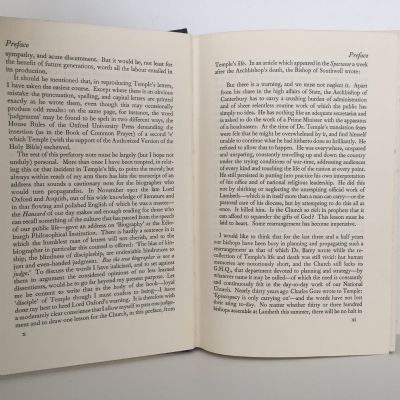 WILLIAM TEMPLE: Archbishop of Canterbury - His Life and Letters