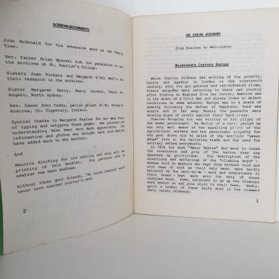 AN IRISH JOURNEY: Roscrea To Wellington