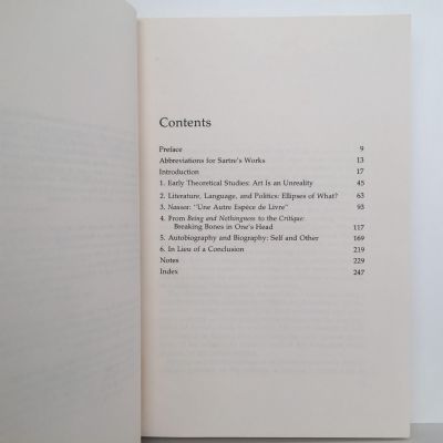 A PREFACE TO SARTRE