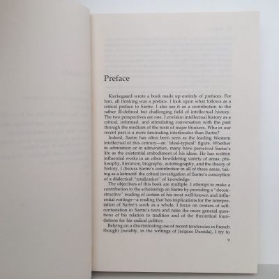 A PREFACE TO SARTRE