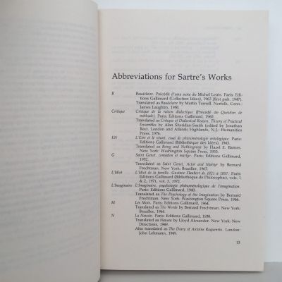 A PREFACE TO SARTRE