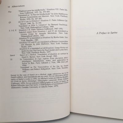 A PREFACE TO SARTRE