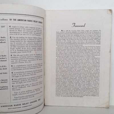 THE RADIO AMATEURS HANDBOOK: A Manual for Radio Training Courses