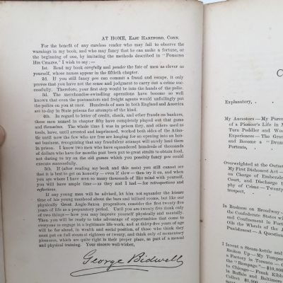 FORGING HIS OWN CHAINS: The Wonderful Life-Story of George Bidwell