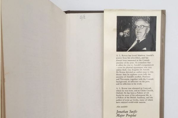 MATTHEW ARNOLD: Poet and Prophet