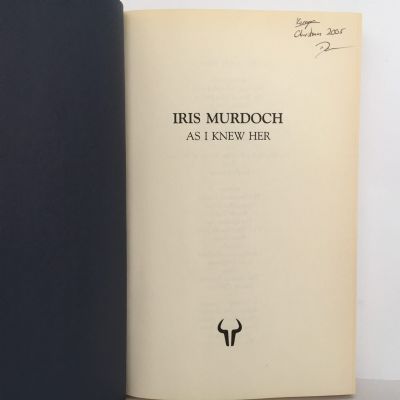 IRIS MURDOCH: As I Knew Her