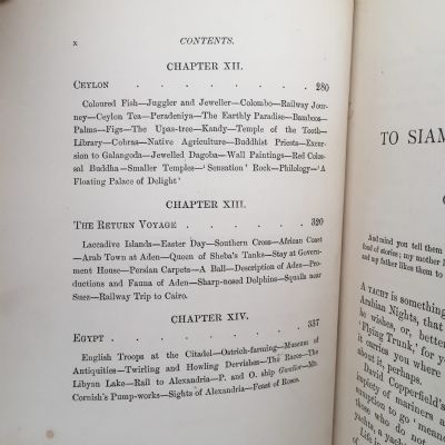 TO SIAM AND MALAYA In The Duke of Sutherland's Yacht Sans Peur