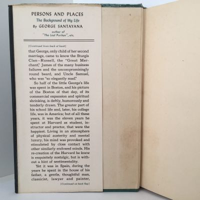 PERSONS AND PLACES: The Background of My Life