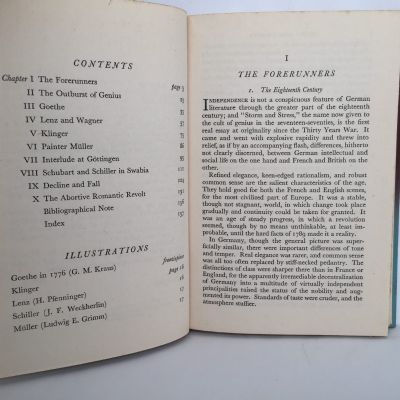 STORM AND STRESS (Strum Und Drang) The Abortive Revolt In German Literature