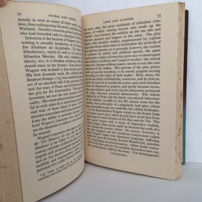 STORM AND STRESS (Strum Und Drang) The Abortive Revolt In German Literature