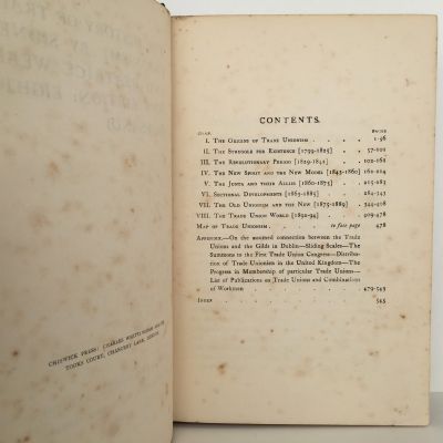 THE HISTORY OF TRADE UNIONISM