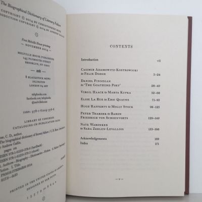 THE BIOGRAPHICAL DICTIONARY of Literary Failure