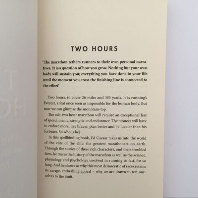 Two Hours: The Quest To Run The Impossible Marathon