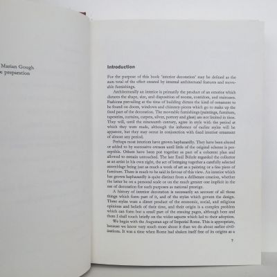 A CONCISE HISTORY OF INTERIOR DECORATION