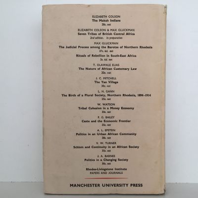 Marriage & The Family Among The PLATEAU TONGA OF NORTHERN RHODESIA