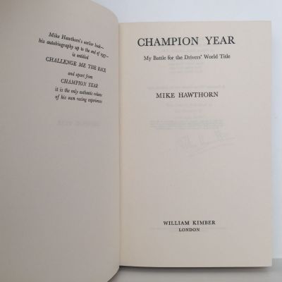 CHAMPION YEAR: My Battle for The Driver's World Title