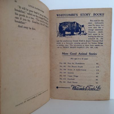 LITTLE NATURE STORIES: Whitcombe's Story Books No 224