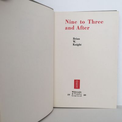 NINE TO THREE AND AFTER