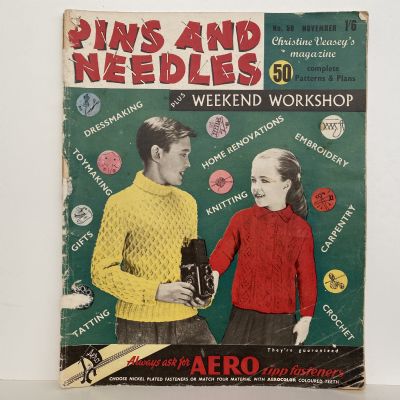 OLD MAGAZINE: Pins and Needles - No. 59 November 1940's
