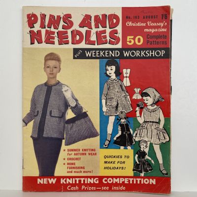OLD MAGAZINE: Pins and Needles - No. 103 August 1940's