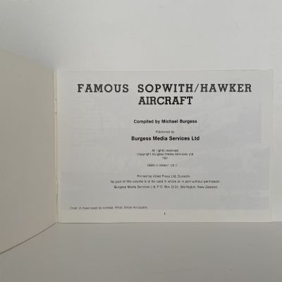 FAMOUS SOPWITH / HAWKER AIRCRAFT