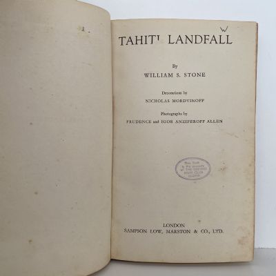 TAHITI LANDFALL
