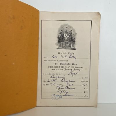 RULES of The Manchester Unity Independent Order of Odd Fellows Society